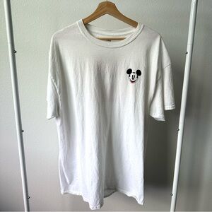 Disney Forever 21 Mickey Mouse White T-Shirt Large